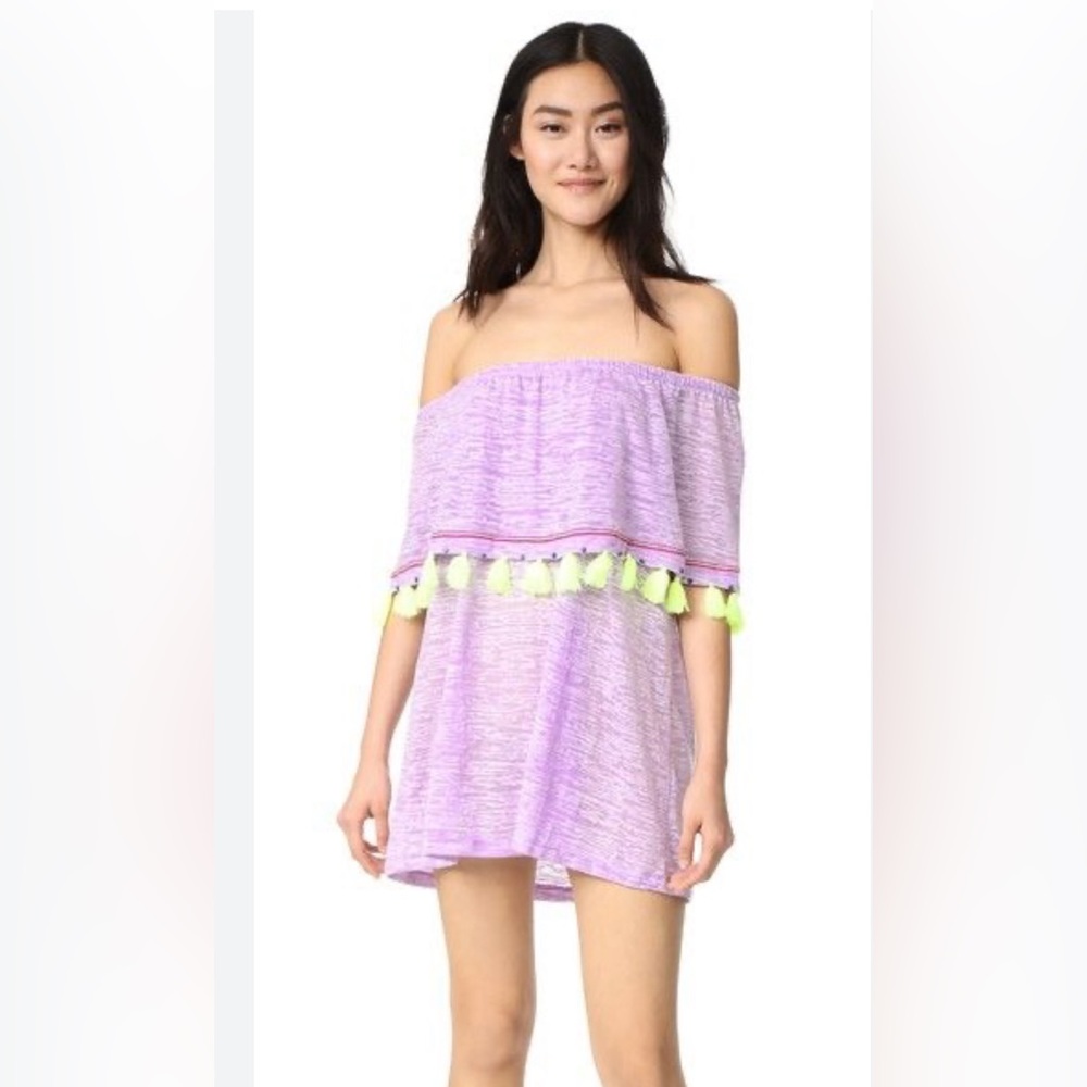 Pitusa Mini Sundress Cover Up - Coral main image 1